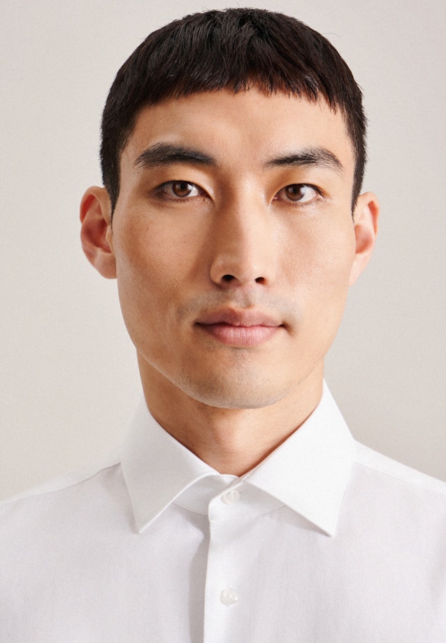 Slim Business Hemd Uni in Weiß |  Seidensticker Onlineshop