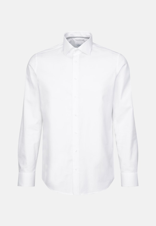 Slim Business Hemd Uni in Weiß |  Seidensticker Onlineshop