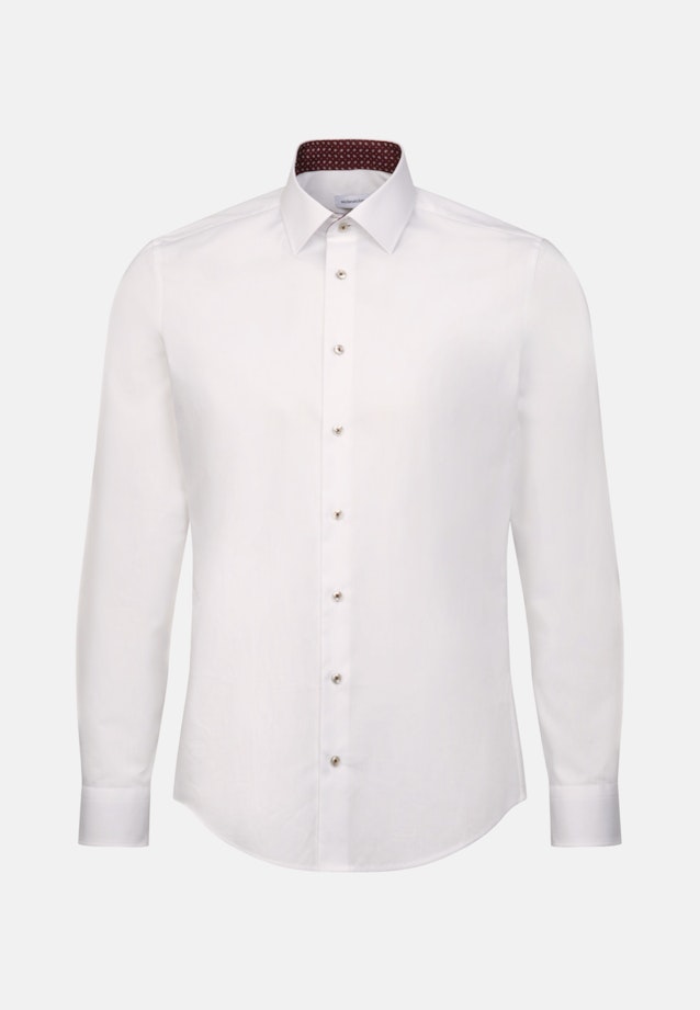 Slim Business Hemd Uni in Weiß |  Seidensticker Onlineshop