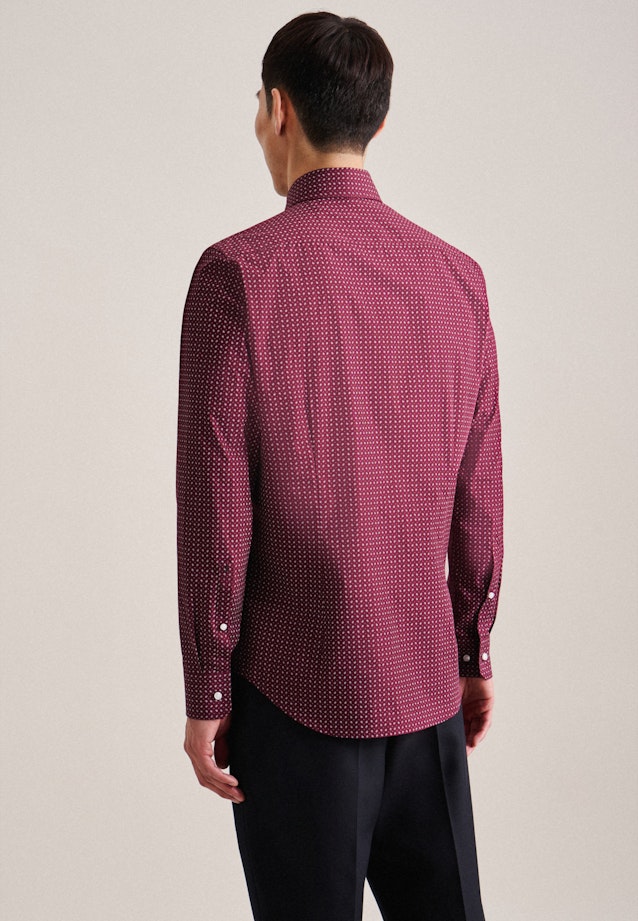 Slim Business shirt Print in Red |  Seidensticker Onlineshop