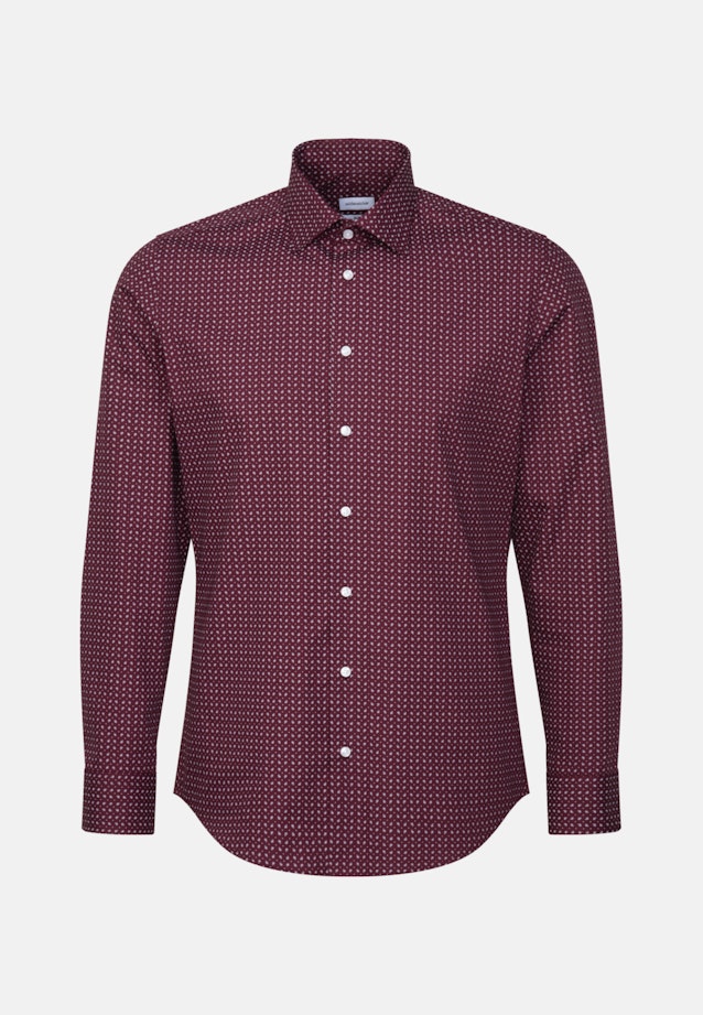 Slim Business shirt Print in Red |  Seidensticker Onlineshop