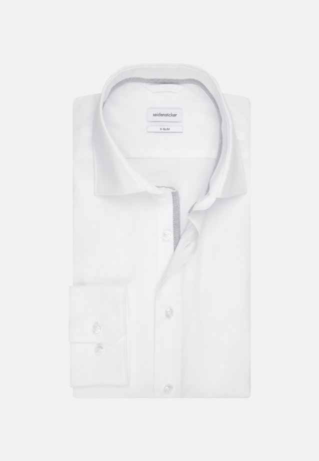 Business Shirt in X-Slim with Kent-Collar in White |  Seidensticker Onlineshop