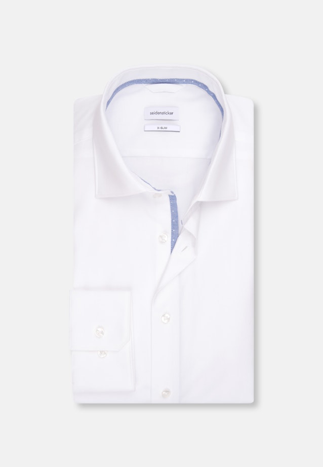 X-Slim Chemise d'affaires Uni in Blanc |  Seidensticker Onlineshop