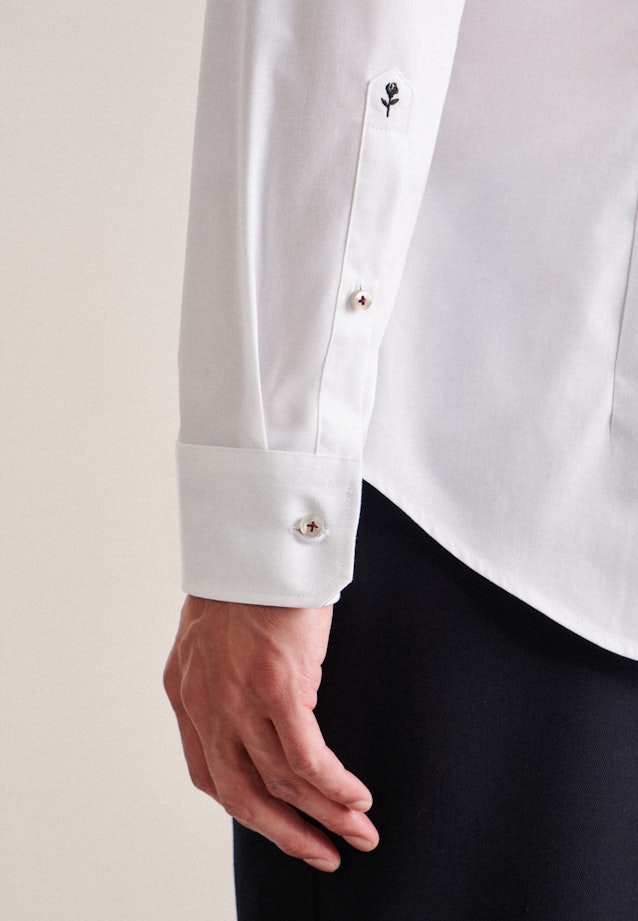 X-Slim Business Hemd Uni in Weiß |  Seidensticker Onlineshop