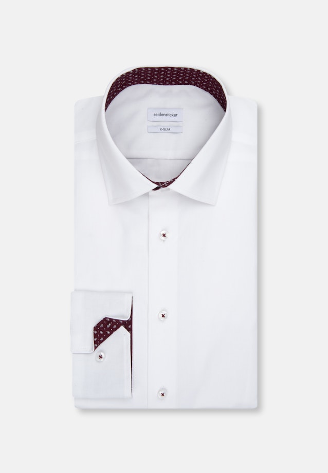 X-Slim Business Hemd Uni in Weiß |  Seidensticker Onlineshop