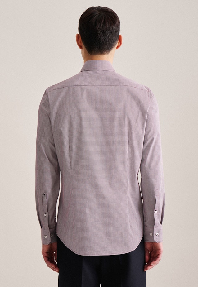 Non-iron Poplin Business Shirt in X-Slim with Kent-Collar in Red | Seidensticker Onlineshop