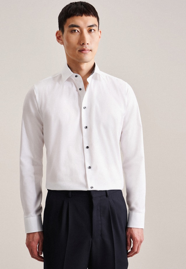 X-Slim Chemise d'affaires Uni in Blanc |  Seidensticker Onlineshop