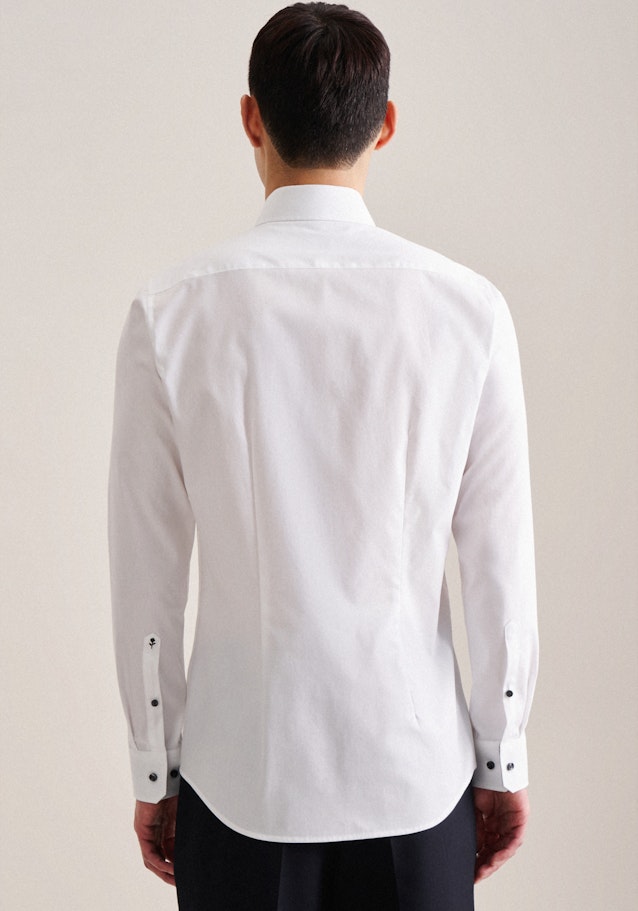 Bügelfreies Popeline Business Hemd in X-Slim mit Kentkragen in Weiß | Seidensticker Onlineshop