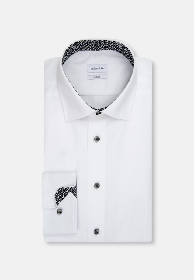 X-Slim Chemise d'affaires Uni in Blanc |  Seidensticker Onlineshop