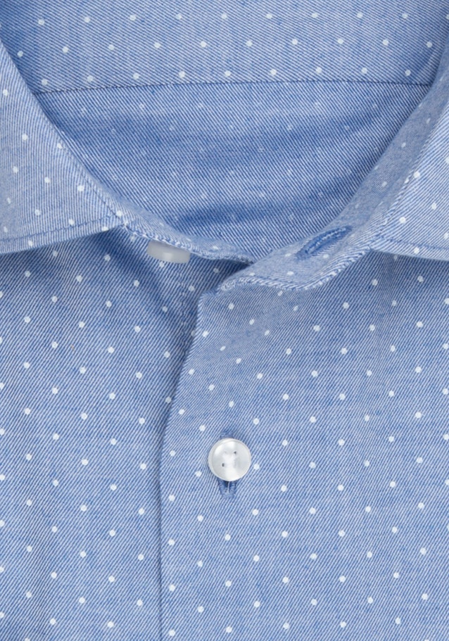 Chemise Business Regular Twill (sergé) Col Kent in Bleu Clair |  Seidensticker Onlineshop