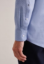 Regular Business shirt Print in Light Blue |  Seidensticker Onlineshop