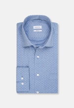 Regular Business shirt Print in Light Blue |  Seidensticker Onlineshop