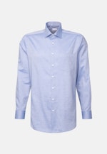 Regular Business shirt Print in Light Blue |  Seidensticker Onlineshop