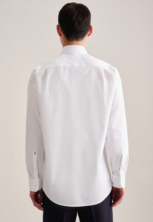 Regular Business Hemd Uni in Weiß |  Seidensticker Onlineshop