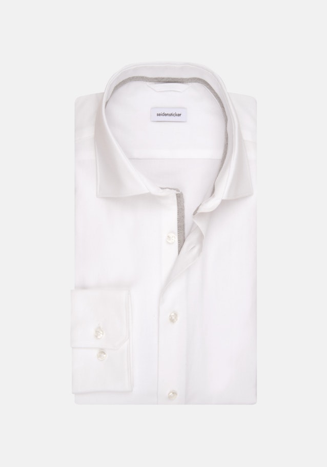 Twill Business Hemd in Regular mit Kentkragen in Weiß |  Seidensticker Onlineshop