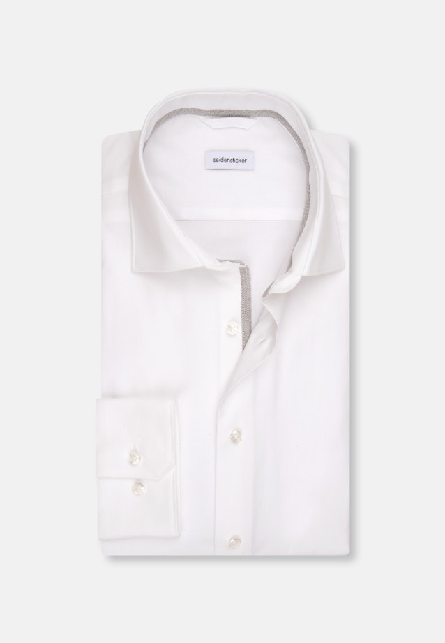 Regular Business Hemd Uni in Weiß |  Seidensticker Onlineshop