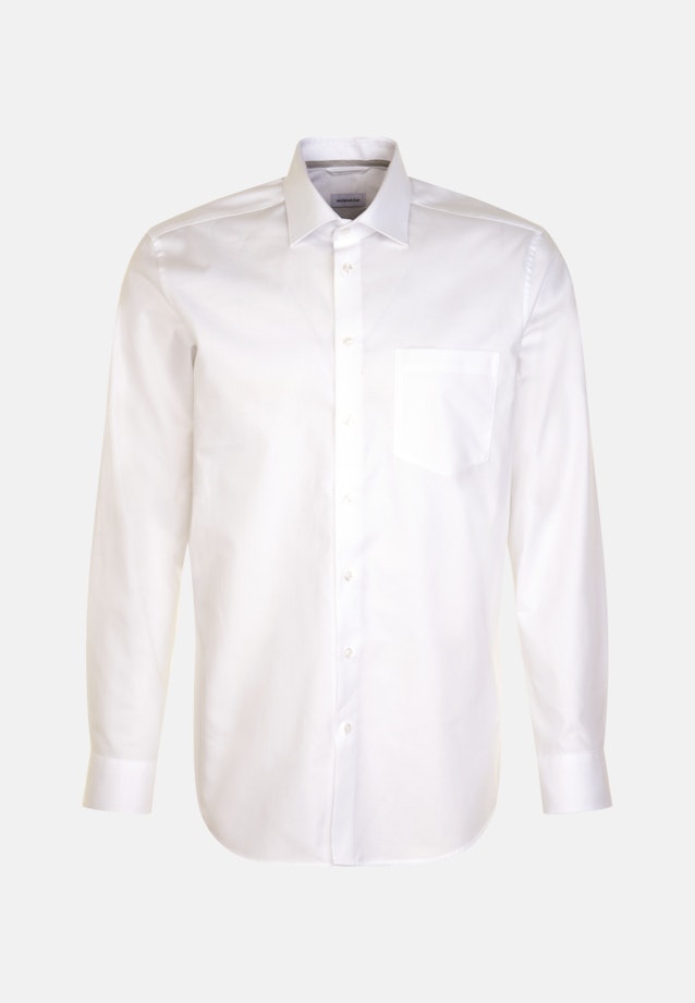 Regular Business Hemd Uni in Weiß |  Seidensticker Onlineshop