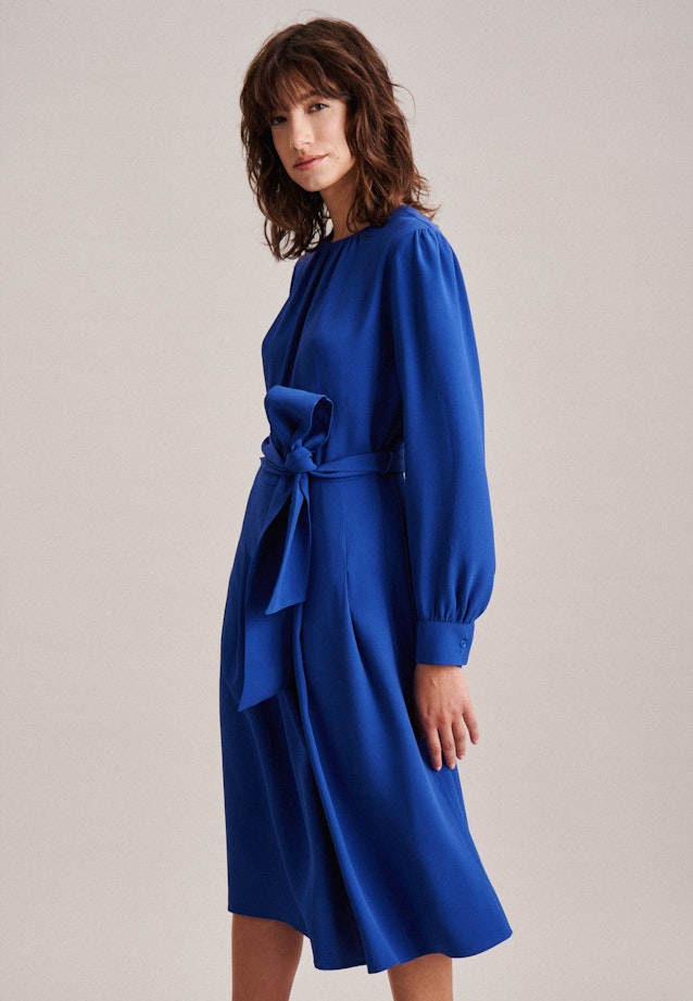 Robe Regular Manchon 3/4 in Bleu Foncé | Seidensticker Onlineshop