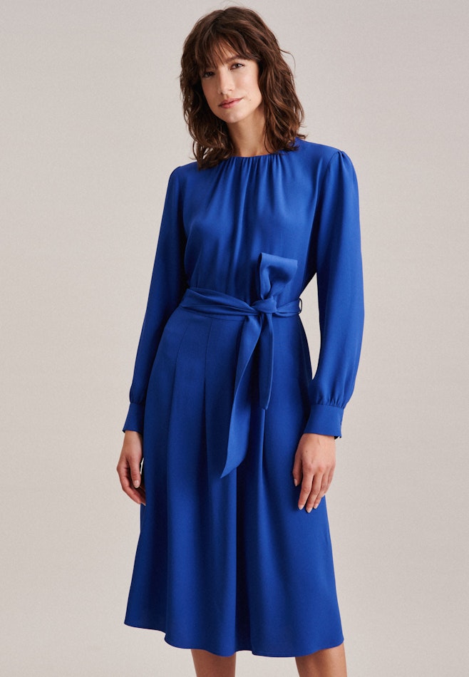 Kleid Uni in Dunkelblau | Seidensticker Onlineshop