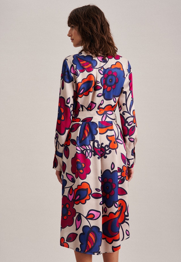 Satin Midi Kleid in Ecru | Seidensticker Onlineshop
