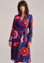 Kleid Druck in Mittelblau |  Seidensticker Onlineshop