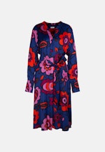 Kleid Druck in Mittelblau |  Seidensticker Onlineshop