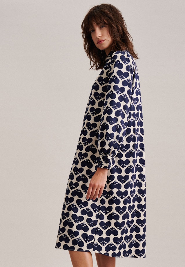 Satin Midi Kleid in Ecru | Seidensticker Onlineshop