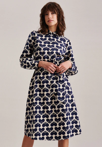 Dress Print in Ecru |  Seidensticker Onlineshop