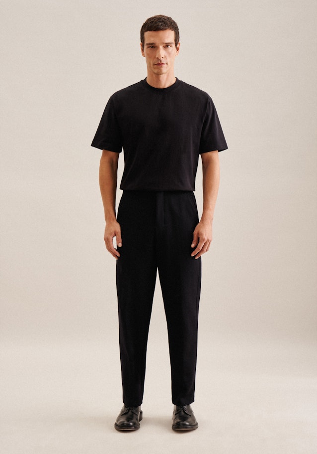 T-Shirt Uni in Noir | Seidensticker Onlineshop