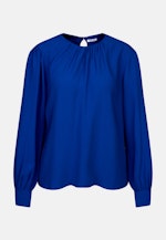 3/4-sleeve Crepe Shirt Blouse in Dark Blue |  Seidensticker Onlineshop