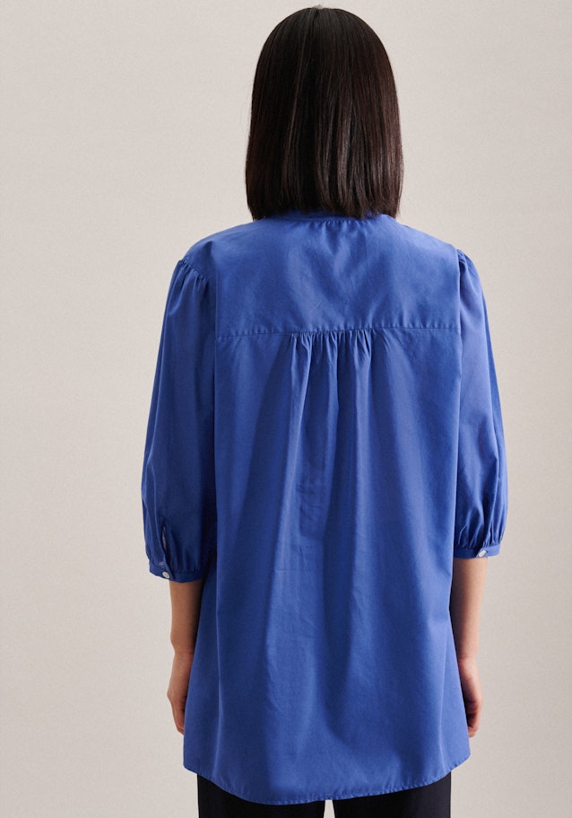 3/4-sleeve Voile Tunic in Medium Blue | Seidensticker Onlineshop
