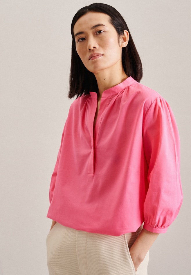 3/4-sleeve Voile Tunic in Pink | Seidensticker online shop