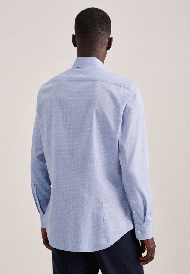 X-Slim Business shirt Print in Light Blue |  Seidensticker Onlineshop
