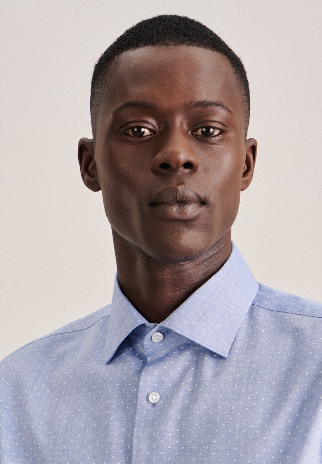 X-Slim Business shirt Print in Light Blue |  Seidensticker Onlineshop