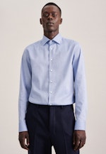 X-Slim Business shirt Print in Light Blue |  Seidensticker Onlineshop