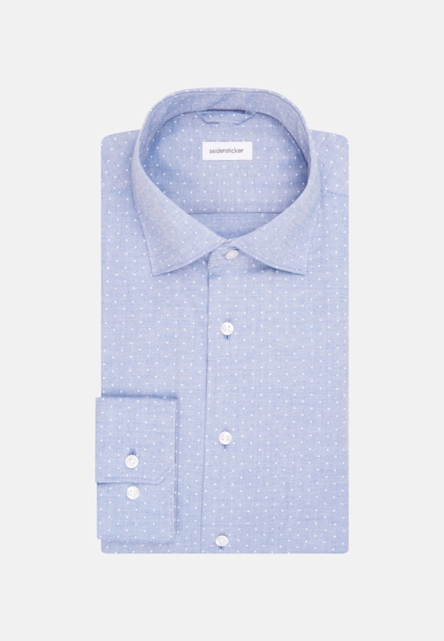 Chemise Business X-Slim Twill (sergé) Col Kent in Bleu Clair |  Seidensticker Onlineshop