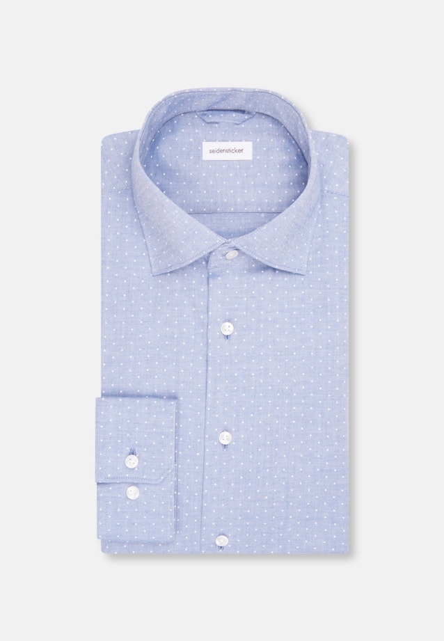 X-Slim Business shirt Print in Light Blue |  Seidensticker Onlineshop