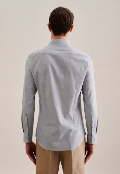 Slim Business shirt Print in Brown |  Seidensticker Onlineshop