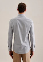 Slim Business Hemd Druck in Braun |  Seidensticker Onlineshop
