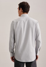 Chemise Business Regular Fil à fil Col Kent in Gris |  Seidensticker Onlineshop