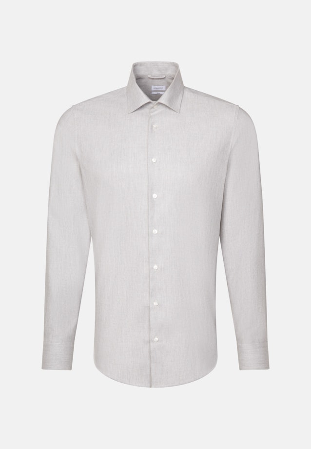 Easy-iron Visgrat Business overhemd in Slim with Kentkraag in Grijs |  Seidensticker Onlineshop
