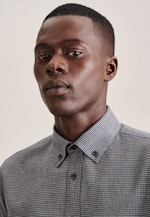 X-Slim Chemise d'affaires carreaux in Bleu Foncé |  Seidensticker Onlineshop