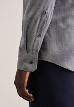 X-Slim Chemise d'affaires carreaux in Bleu Foncé |  Seidensticker Onlineshop