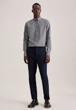 X-Slim Chemise d'affaires carreaux in Bleu Foncé |  Seidensticker Onlineshop