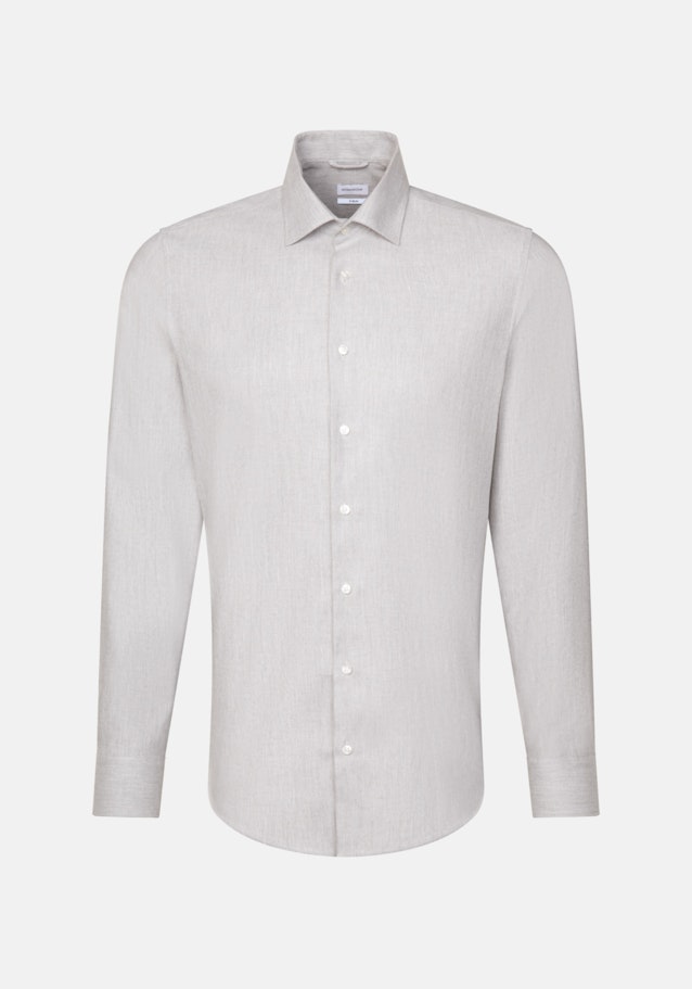 Easy-iron Visgrat Business overhemd in X-Slim with Kentkraag in Grijs |  Seidensticker Onlineshop