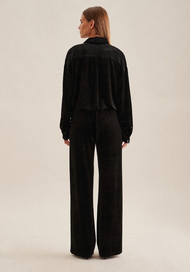 Regular Pantalons Uni in Noir | Seidensticker Onlineshop