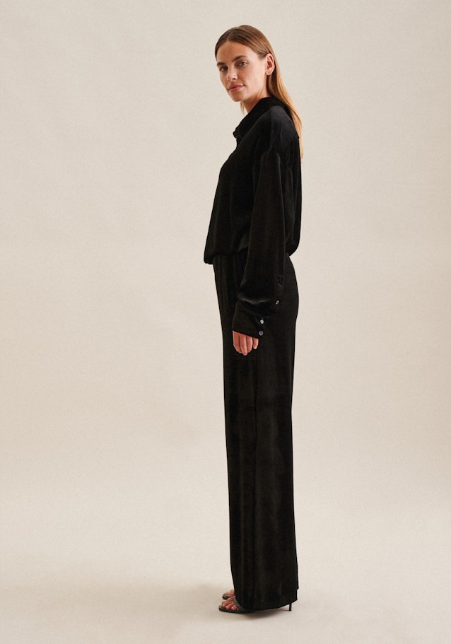 Regular Pantalons Uni in Noir | Seidensticker Onlineshop