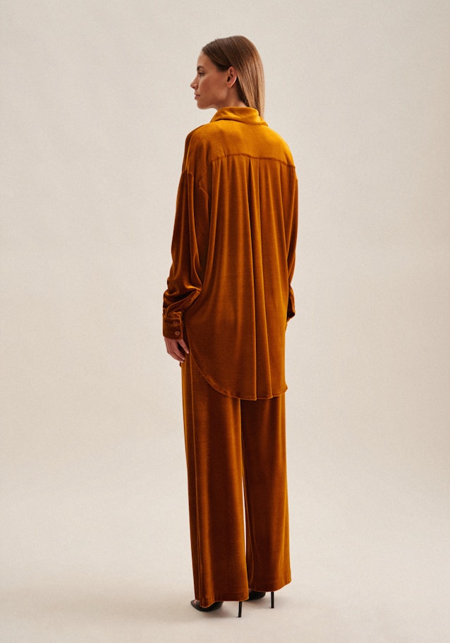 Regular Pantalons Uni in Jaune | Seidensticker Onlineshop