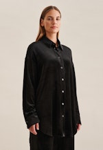 Long sleeve Shirt Blouse in Black |  Seidensticker Onlineshop