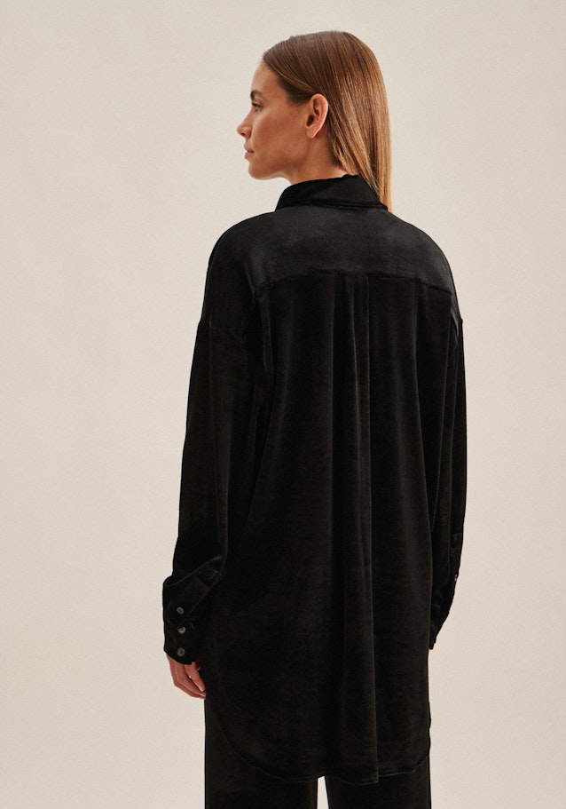 Long sleeve Shirt Blouse in Black | Seidensticker Onlineshop